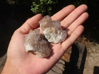 Natural Small Spirit Quartz Clusters  x 35 From Boekenhouthoek, South Africa - TopRock