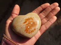 Polished Polychrome / Picasso Jasper Hearts  x 6 From Madagascar - Toprock Gemstones and Minerals 