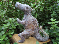 Polished  Medium Dinosaur Carving x 1 From Zimbabwe - TopRock