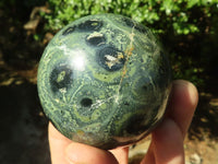 Polished Stromatolite / Kambamba Jasper Spheres  x 4 From Mahajanga, Madagascar - TopRock