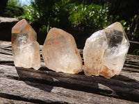 Natural Single Clear Quartz Crystals  x 35 From Zambia - TopRock