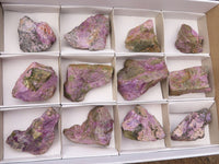 Natural Rough Stichtite & Serpentine Specimens  x 12 From Barberton, South Africa - Toprock Gemstones and Minerals 