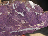 Polished  Metallic Purpurite Slices With Matte Finish x 4 From Erongo, Namibia