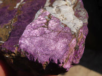 Polished  Metallic Purpurite Slices With Matte Finish x 4 From Erongo, Namibia