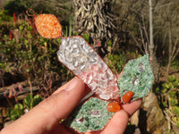 Polished Gemstone Christmas Decorations - sold per pack of 5 -  From South Africa