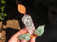 Polished Gemstone Christmas Decorations - sold per pack of 5 -  From South Africa