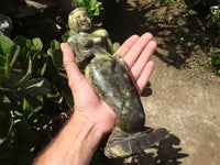 Polished Leopard Stone Mermaid Carving  x 1 From Zimbabwe - TopRock