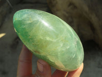 Polished Watermelon Fluorite Standing Free Forms  x 2 From Uis, Namibia