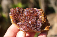 Natural Amethyst & Limonite Quartz Plates  x 11 From Kwaggafontein, South Africa - TopRock