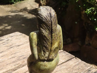 Polished Leopard Stone Mermaid Carving  x 1 From Zimbabwe - TopRock