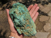 Natural Rough Malachite & Shattuckite Specimens  x 3 From Namibia - TopRock