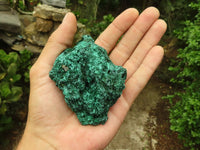 Natural Chatoyant Silky Malachite Specimens  x 6 From Congo - Toprock Gemstones and Minerals 