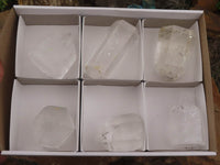 Polished Clear Quartz Crystal Points x 6 From Madagascar - TopRock