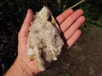 Natural Semi Optic Quartz Crystals On "Honeycomb" Matrix x 4 From Solwezi, Zambia - TopRock