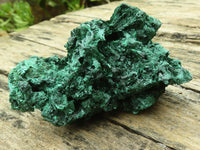 Natural Chatoyant Silky Malachite Specimens  x 6 From Congo - Toprock Gemstones and Minerals 