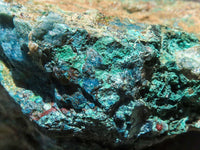 Natural Rough Malachite & Shattuckite Specimens  x 3 From Namibia - TopRock