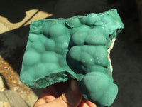 Natural Malachite Specimens x 3 From Congo