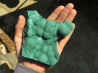 Natural Malachite Specimens x 3 From Congo