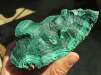 Natural Malachite Specimens x 3 From Congo