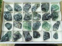 Natural Rough Watermelon Fluorite Cobbed Specimens x 24 From Uis, Namibia - TopRock