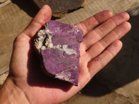 Natural Metallic Purpurite Cobbed Specimens  x 6 From Erongo, Namibia - Toprock Gemstones and Minerals 