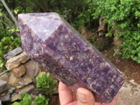 Polished Purple Lepidolite Points  x 2 From Madagascar - Toprock Gemstones and Minerals 