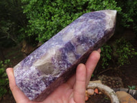 Polished Purple Lepidolite Points  x 2 From Madagascar - Toprock Gemstones and Minerals 