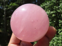 Polished Pink Rose Quartz Spheres  x 6 From Ambatondrazaka, Madagascar - TopRock