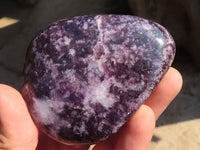 Polished  Purple Lepidolite Free Forms  x 6 From Zimbabwe