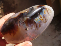 Polished Dendritic Agate Standing Free Form x 1 From Madagascar - Toprock Gemstones and Minerals 