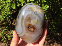 Polished Dendritic Agate Standing Free Form x 1 From Madagascar - Toprock Gemstones and Minerals 