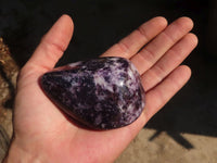 Polished  Purple Lepidolite Free Forms  x 6 From Zimbabwe