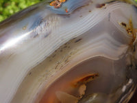 Polished Dendritic Agate Standing Free Form x 1 From Madagascar - Toprock Gemstones and Minerals 