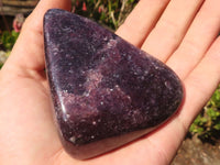 Polished  Purple Lepidolite Free Forms  x 6 From Zimbabwe