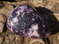 Polished  Purple Lepidolite Free Forms  x 6 From Zimbabwe