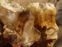 Natural Limonite Quartz Clusters x 24 From Solwezi, Zambia