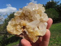 Natural Semi Optic Quartz Crystals On "Honeycomb" Matrix x 12 From Solwezi, Zambia - TopRock