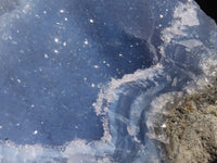 Natural Blue Lace Agate Geode Specimens  x 12 From Nsanje, Malawi