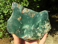 Polished Green Mtorolite / Emerald Chrome Chrysoprase Plates  x 2 From Mutorashanga, Zimbabwe - TopRock