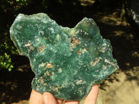 Polished Green Mtorolite / Emerald Chrome Chrysoprase Plates  x 2 From Mutorashanga, Zimbabwe - TopRock