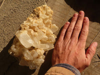 Natural Quartz Crystal Clusters  x 2 From Madagascar