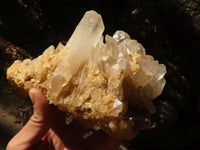 Natural Quartz Crystal Clusters  x 2 From Madagascar