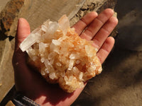 Natural Quartz Crystal Clusters  x 2 From Madagascar