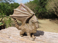 Polished Hand Carved Green Verdite Dragon Sculpture x 1 From Zimbabwe - TopRock