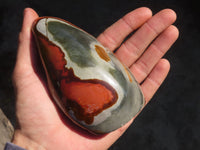 Polished Polychrome Jasper Domed Pieces  x 4 From Madagascar