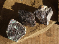 Natural Silver Lead Galena Specimens  x 6 From Namibia