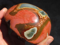 Polished Polychrome Jasper Domed Pieces  x 4 From Madagascar