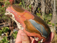 Polished Polychrome Jasper Domed Pieces  x 4 From Madagascar