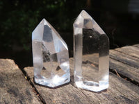 Polished Mini Optic Quartz Crystal Points x 20 From Madagascar - TopRock