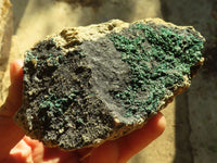 Natural Crystalline Malachite Specimens  x 3 From Congo